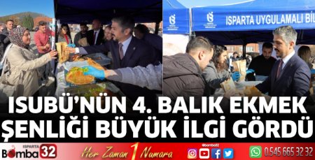 ISUBÜ’nün 4. Balık Ekmek Şenliği büyük ilgi gördü
