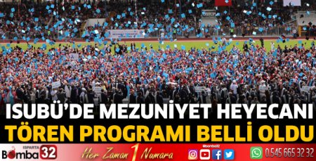 ISUBÜ’nün mezuniyet programı belli oldu