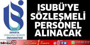 ISUBÜ’ye Sözleşmeli Personel Alınacak