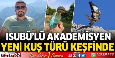ISUBÜ'lü akademisyen yeni kuş türleri keşfinde