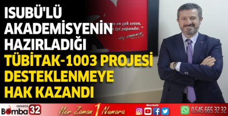 ISUBÜ'lü akademisyenin projesi desteklenmeye hak kazandı