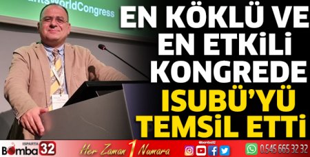 ISUBÜ'yü temsil etti