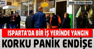 İşyerinde baca yangını