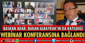 ITB BAŞKANI AHMET ADAR WEBİNAR KONFERANSINA KATILDI