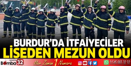 İtfaiyeciler mezun oldu