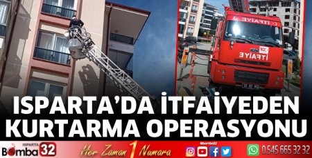 İtfaiyeden kurtarma operasyonu