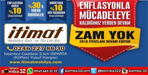 İTİMAT MOBİLYA'DA İNDİRİM FIRSATLARI DEVAM EDİYOR