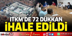 ITKM'de 72 dükkan ihale edildi