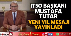 ITSO BAŞKANI TUTAR’DAN YENİ YIL MESAJI