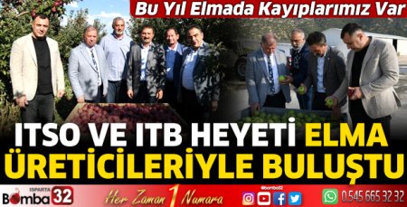 ITSO ve ITB Heyeti elma üreticileriyle buluştu