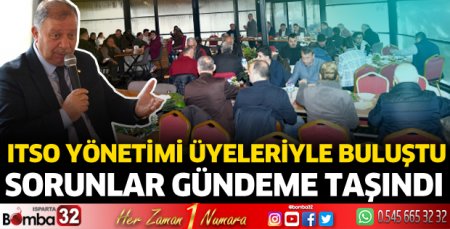 ITSO yönetimi üyeleriyle buluştu