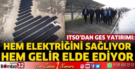 ITSO’dan GES yatırımı