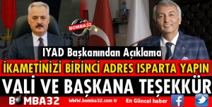 IYAD BAŞKANINDAN AÇIKLAMA