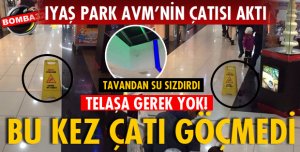 IYAŞ PARK AVM'YE DİKKAT! KAYGAN ZEMİN