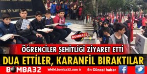 IYAŞ SELÇUKLU OKULU ÖĞRENCİLERİNDEN ŞEHİTLİĞE ZİYARET