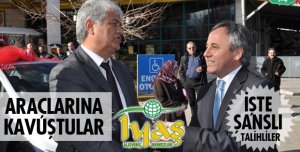 IYAŞ TALİHLİLERİ ARAÇLARINI TESLİM ALDI