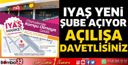 IYAŞ yeni şube açıyor