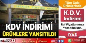 IYAŞ'ta KDV indirimi ürünlere yansıtıldı