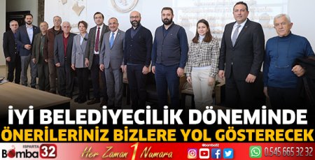 İyi Belediyecilik döneminde önerileriniz bizlere yol gösterecek