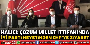 İYİ PARTİ HEYETİNDEN CHP’YE ZİYARET