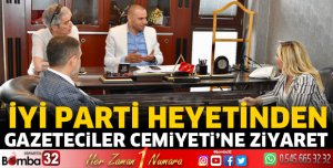 İYİ Parti heyetinden Gazeteciler Cemiyetine ziyaret