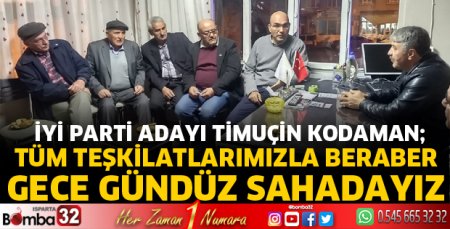 İYİ Parti tüm teşkilatıyla gece gündüz sahada