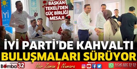 İYİ Parti’de kahvaltı buluşmaları sürüyor