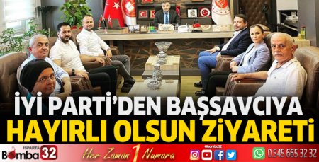 İYİ Parti’den Başsavcıya hayırlı olsun ziyareti
