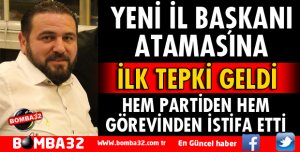 İYİ PARTİ'NİN YENİ İL BAŞKANLIĞI ATAMASINA İLK TEPKİ GELDİ