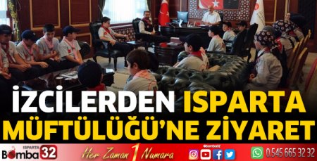 İzcilerden müftülüğe ziyaret