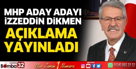 İzzeddin Dikmen'den açıklama 