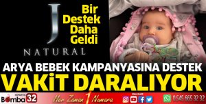 J Natural'den Arya bebeğe destek