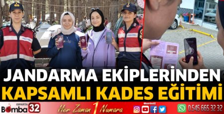 jandarma ekiplerinden kapsamlı KADES eğitimi