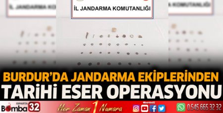 Jandarma ekiplerinden tarihi eser operasyonu