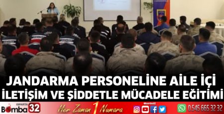 Jandarma personeline eğitim