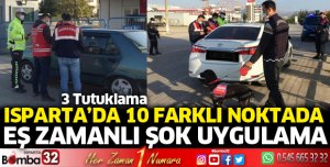 Jandarma ve emniyetten şok uygulama