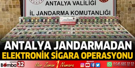 Jandarmadan elektronik sigara operasyonu