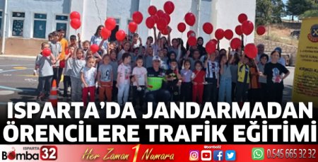 Jandarmadan öğrencilere trafik eğitimi