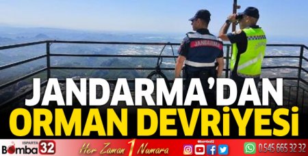 Jandarmadan orman devriyesi
