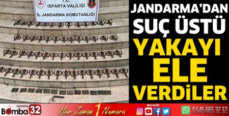 Jandarmadan suç üstü
