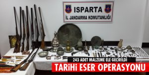 JANDARMADAN TARİHİ ESER OPERASYONU