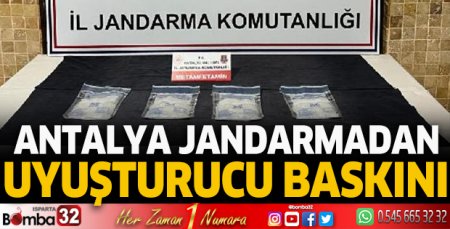 Jandarmadan uyuşturucu baskını