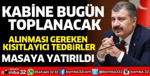 KABİNE TOPLANTISI BUGÜN YAPILACAK