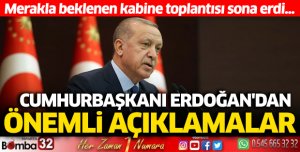 Kabine toplantısı sona erdi