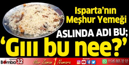 Kabune pilavının hikayesi