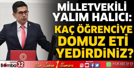 Kaç öğrenciye domuz eti yedirdiniz?