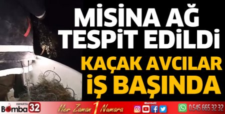 Kaçak avcılar iş başında