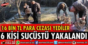 KAÇAK AVCILARA 16 BİN TL CEZA