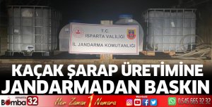 Kaçak şarap üretimine baskın