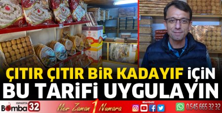 Kadayıfın püf noktaları